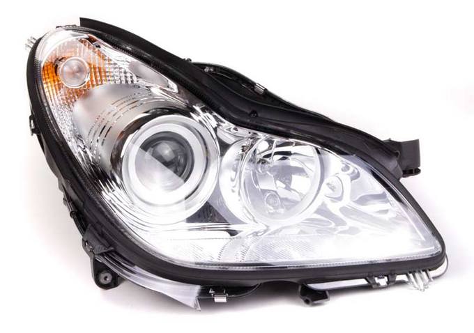 Mercedes Headlight Assembly - Passenger Side (Halogen) 2198204261 - Hella 008821061